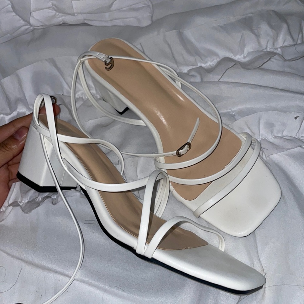 White sandal